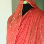 Sequence Lota Kalash Jaal Work Saree – Radiant Charm with Matching Sequin Detailing