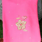 Double Diamond Chiffon Saree with Sitara Butta Work